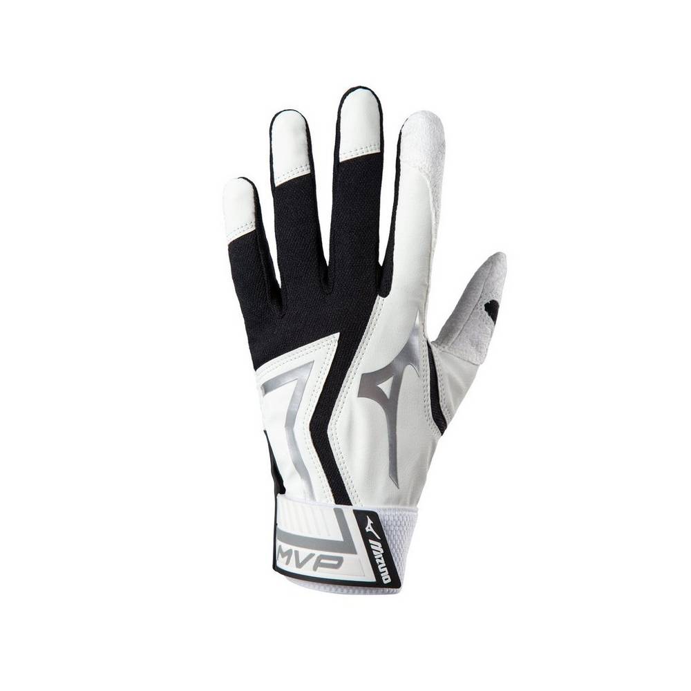 Guantes Mizuno MVP Adult Baseball Batting Hombre Negras Outlet JOXH-75841